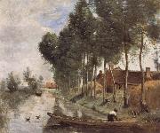 Jean Baptiste Simeon Chardin Landscape at Arleux du Nord oil painting on canvas